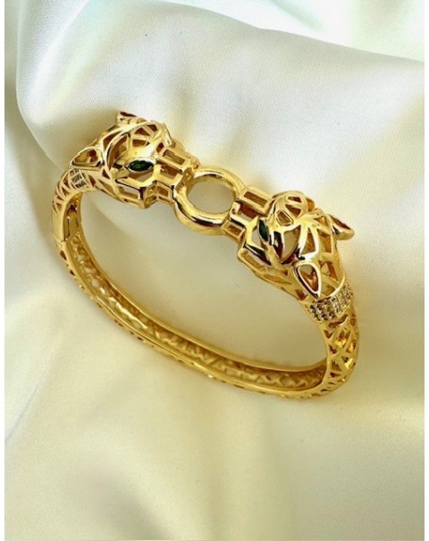 Βραχιόλι χειροπέδα τίγρης - πάνθηρας