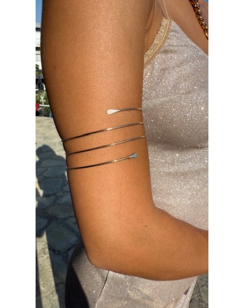 Βραχιόλι μπράτσου σε σπιράλ σχέδιο