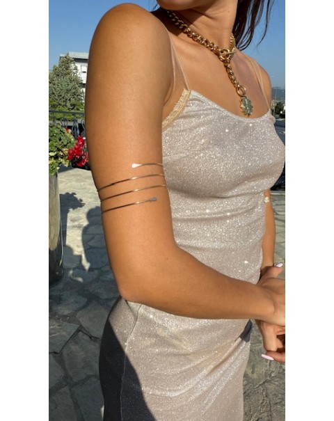 Βραχιόλι μπράτσου σε σπιράλ σχέδιο