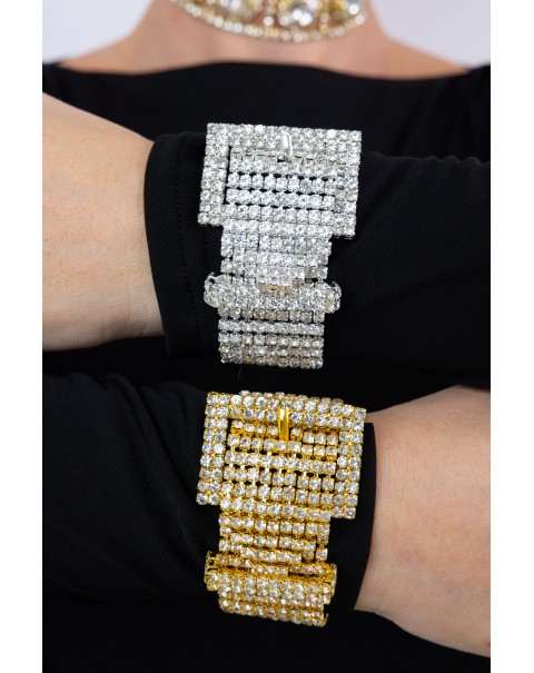 Βραχιόλι ζώνη με στρας