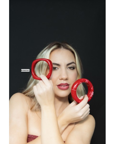 Γεωμετρικό ακρυλικό βραχιόλι