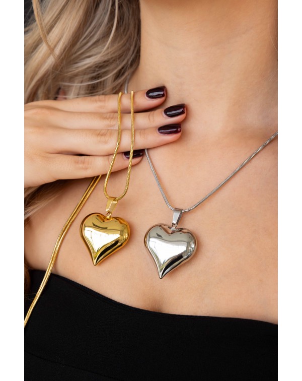 Κολιέ με κρεμαστή καρδιά
