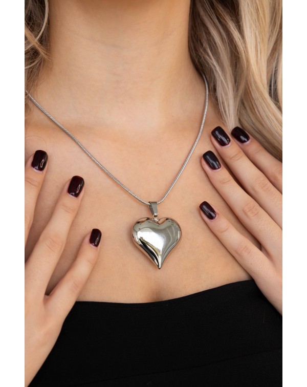 Κολιέ με κρεμαστή καρδιά