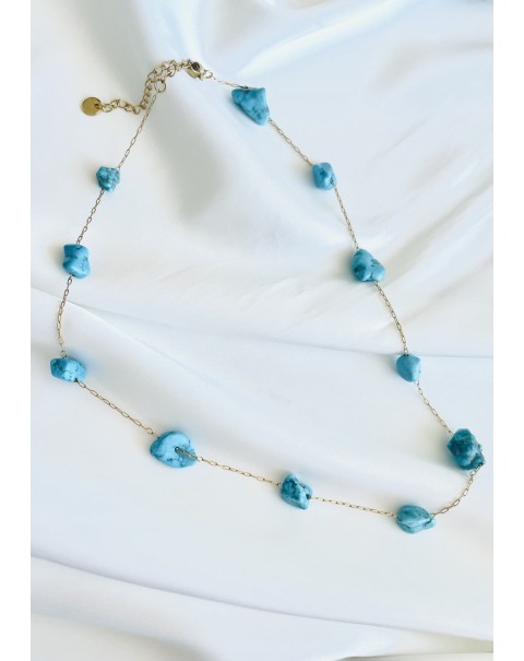 Κολιέ με τιρκουάζ 