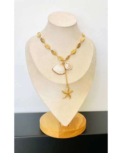 Κολιέ με καλοκαιρινό κρεμαστο στοιχείο 