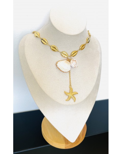 Κολιέ με καλοκαιρινό κρεμαστο στοιχείο 