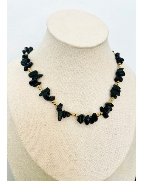 Κολιέ με ημιπολύτιμους λίθους