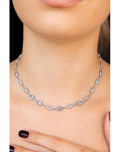 Κολιέ ριβιέρα σε δύο σχέδια