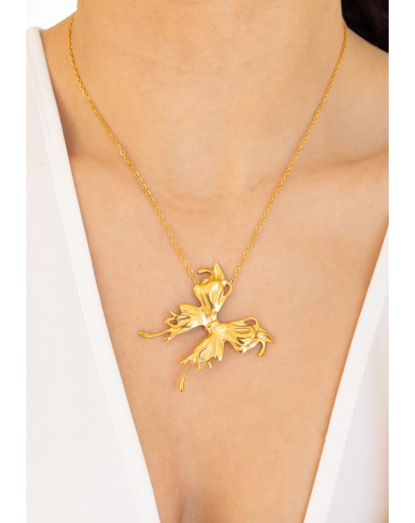 Κολιέ πεταλούδα