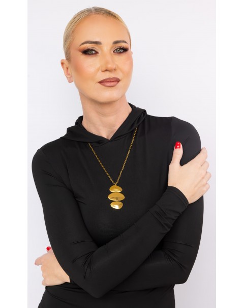 Κολιέ/κρεμαστό στοιχείο αποτελούμενο από τρία ανομοιόμορφα στοιχεία