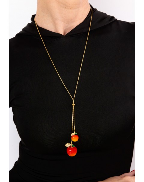 Μακρύ κολιέ κεράσια