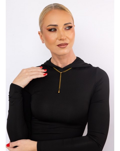 Κολιέ αλυσίδα με στοιχεία στο τελείωμα