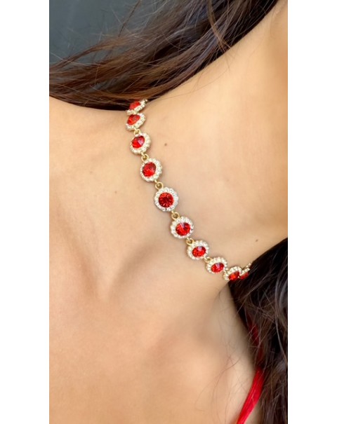 Κολιέ τσόκερ ριβιέρα 