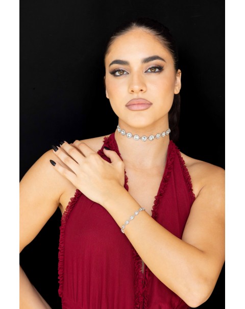 Κολιέ τσόκερ ριβιέρα 