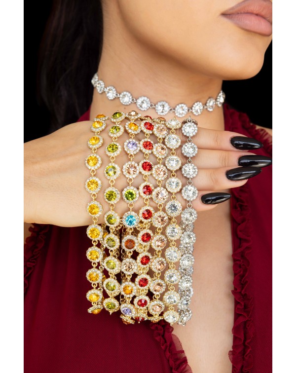 Κολιέ τσόκερ ριβιέρα 