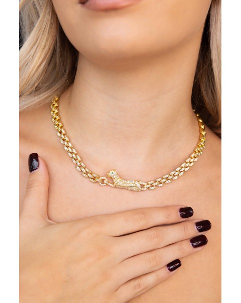 Κολιέ τίγρης - πάνθηρας