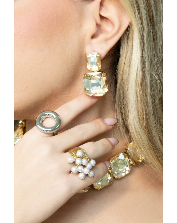 Σετ κολιέ και σκουλαρίκια μ...