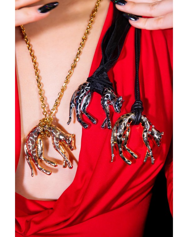 Κολιέ  πάνθηρας / λεοπάρδαλ�...