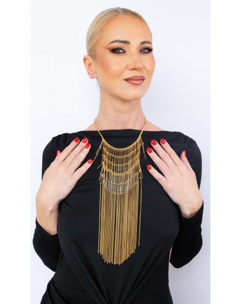 Κολιέ με κρεμαστές αλυσίδες