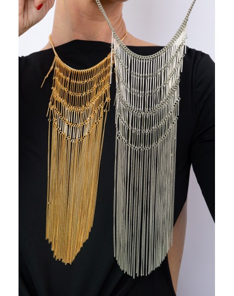 Κολιέ με κρεμαστές αλυσίδες