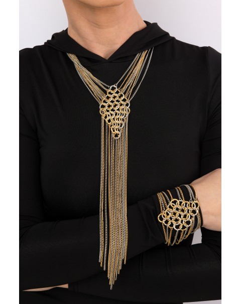 Κολιέ με ασορτί βραχιόλι