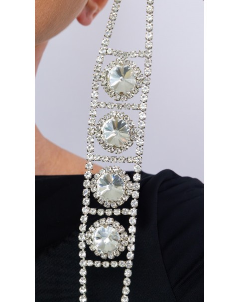 Κολιέ  τσόκερ  με κρύσταλλα