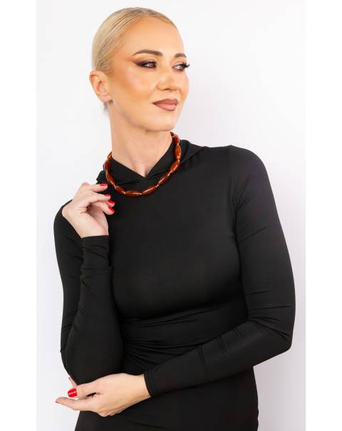 Κολιέ με χάντρες ρητίνης