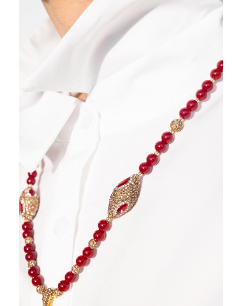 Σετ κοσμημάτων με κρύσταλλα, ζιργκόν και χάντρες