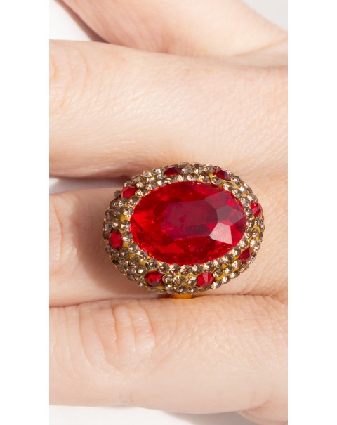 Σετ κοσμημάτων με κρύσταλλα, ζιργκόν και χάντρες