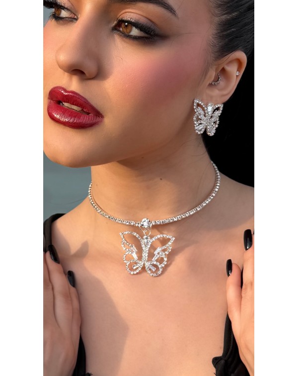 Σετ κολιέ και σκουλαρίκια π...