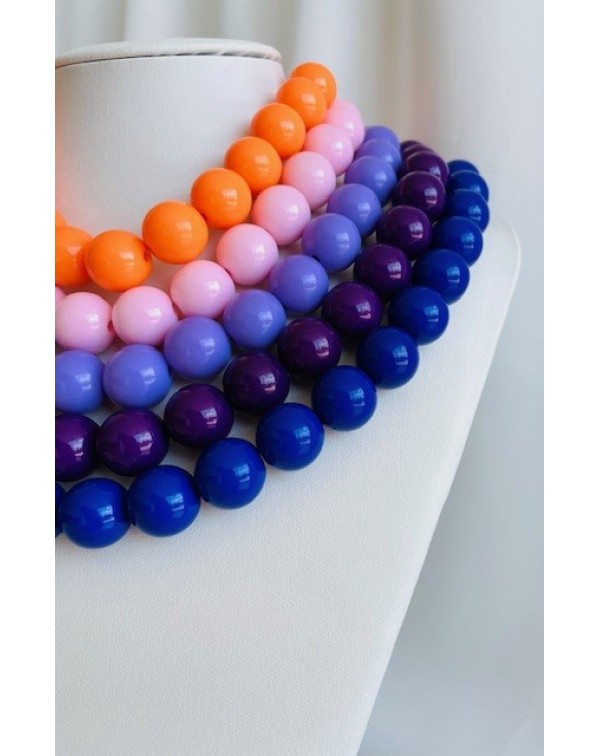 Κολιέ πέρλες σε χρώματα