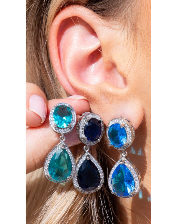 Σκουλαρίκια κρυστάλλινο δά...