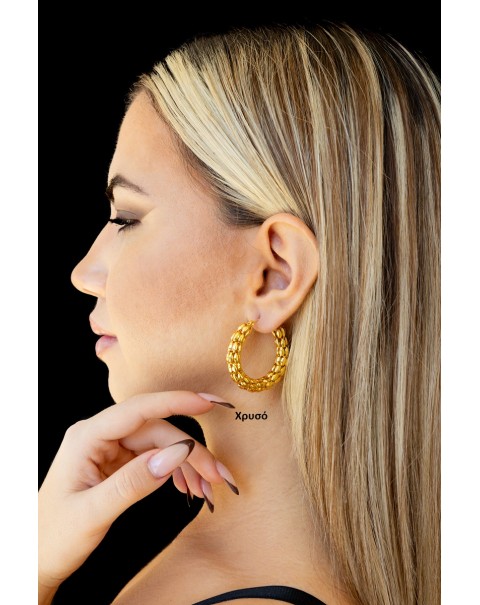 Σκουλαρίκια κρίκοι