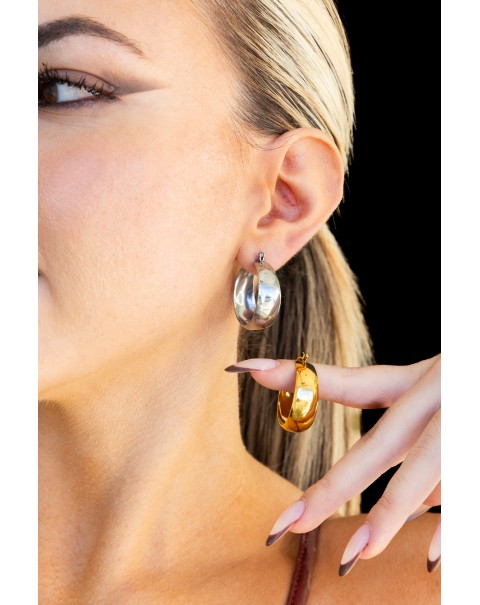 Σκουλαρίκια κρίκοι 