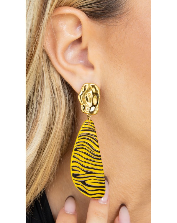 Σκουλαρίκια κρεμαστά με σχ�...