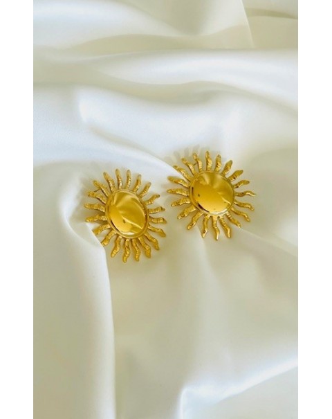 Σκουλαρίκια Καρφωτά Ήλιος 