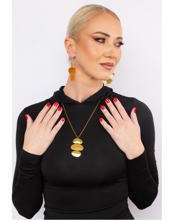 Σκουλαρίκια με τρία ανομοι�...