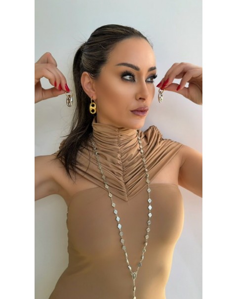 Σκουλαρίκια κρεμαστά θήτα