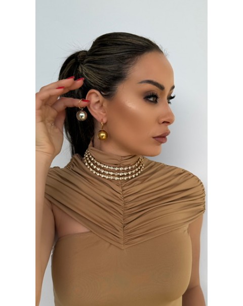 Σκουλαρίκια bull σε κρίκο