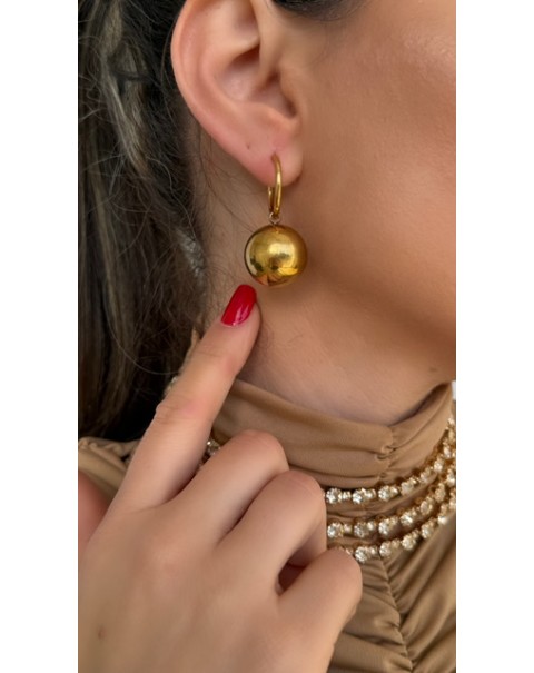 Σκουλαρίκια bull σε κρίκο