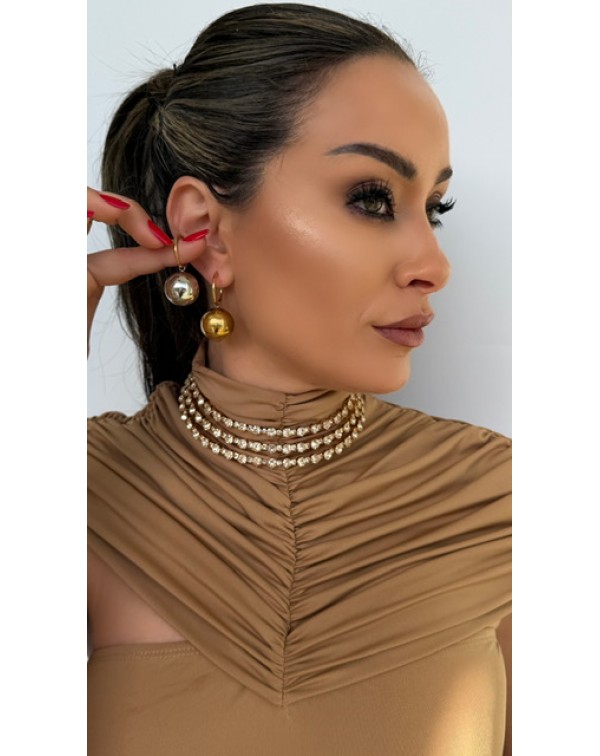 Σκουλαρίκια bull σε κρίκο