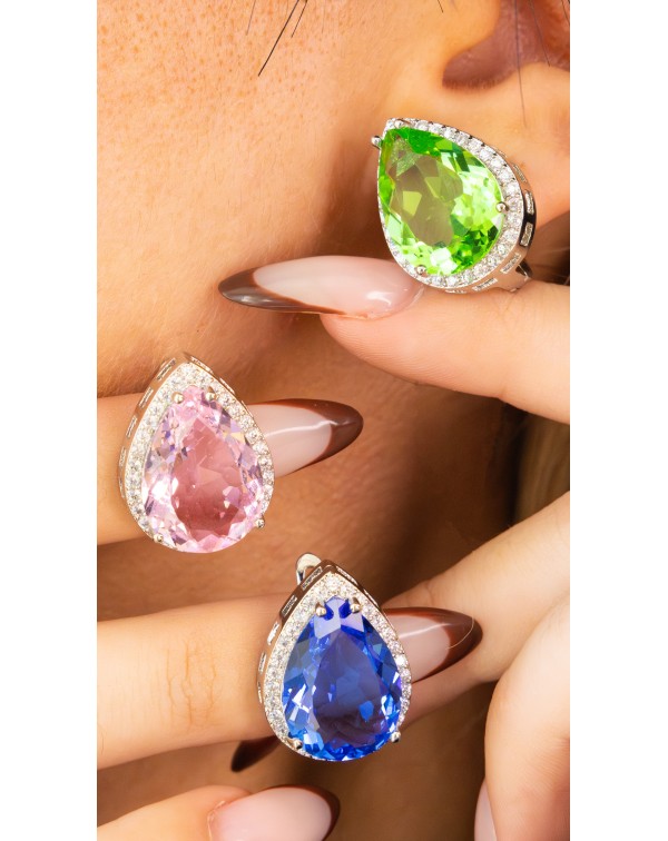 Σκουλαρίκια κρυστάλλινο δά...