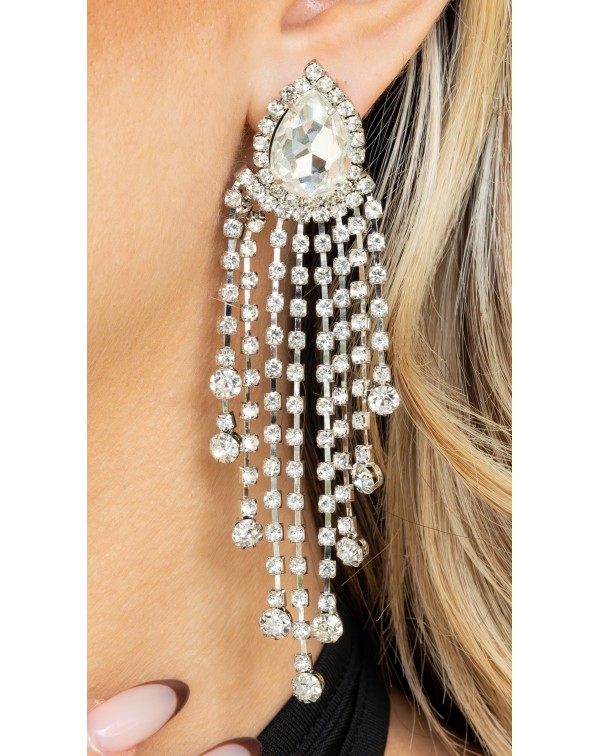 Σκουλαρίκια δάκρυ με κρεμα�...