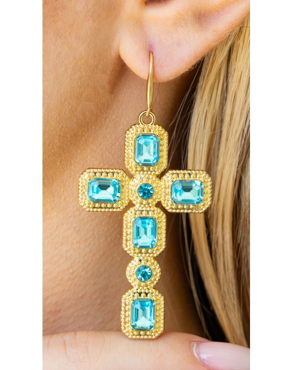 Σκουλαρίκια σταυρός