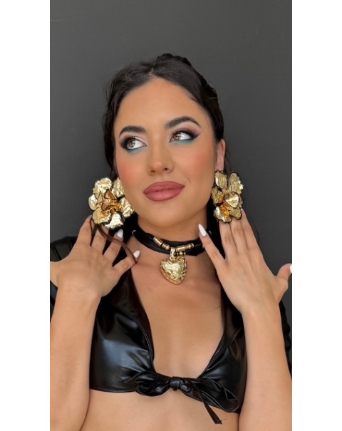 Flower earrings