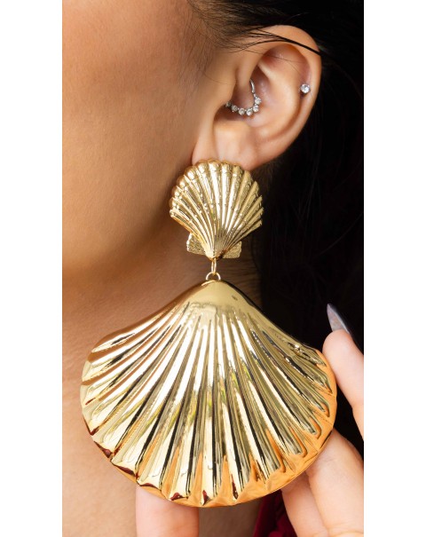 Σκουλαρίκια με κοχύλια