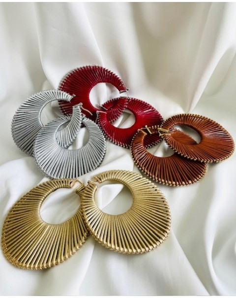 Boho γεωμετρικά σκουλαρίκια