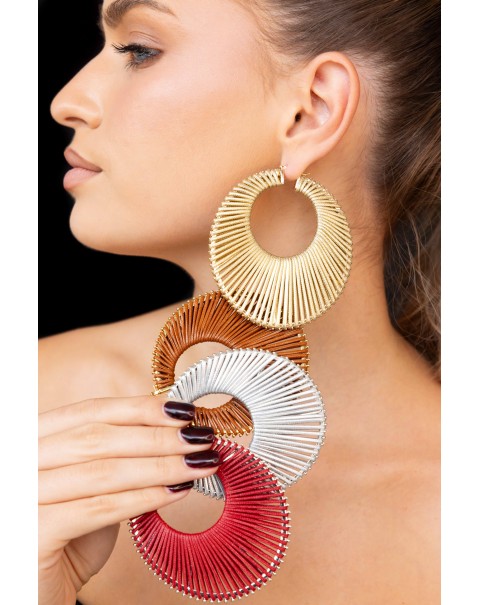 Boho γεωμετρικά σκουλαρίκια