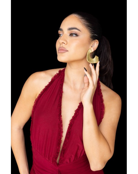 Boho γεωμετρικά σκουλαρίκια