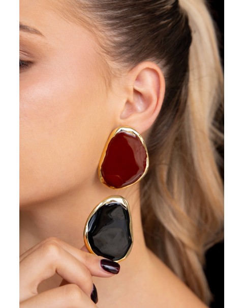 Σκουλαρίκια σε ακανόνιστο σχέδιο